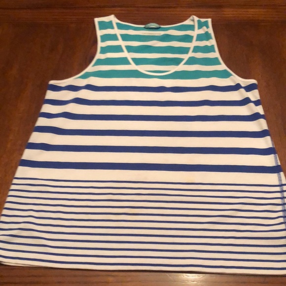 Liz Claiborne Striped Tank Size Large - Picture 3 of 9